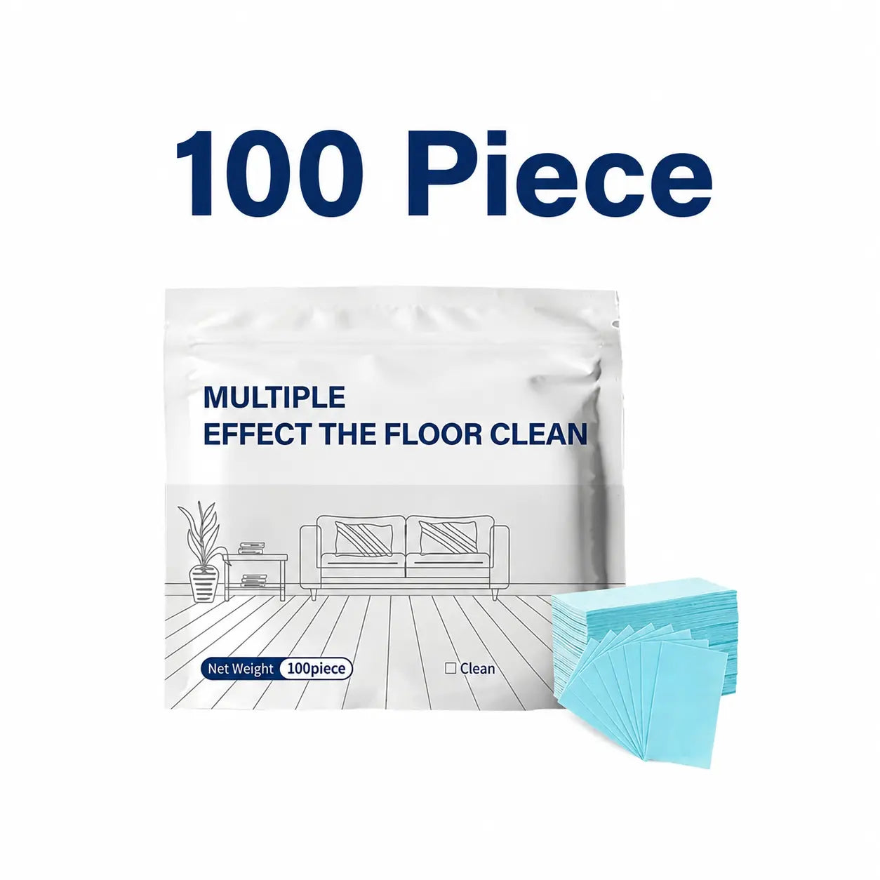 🧼🎁IEY® 100 Piece Floor Cleaning Tablets Multi-Surface Antibacterial Cleaner for Hardwood, Tile & Laminate