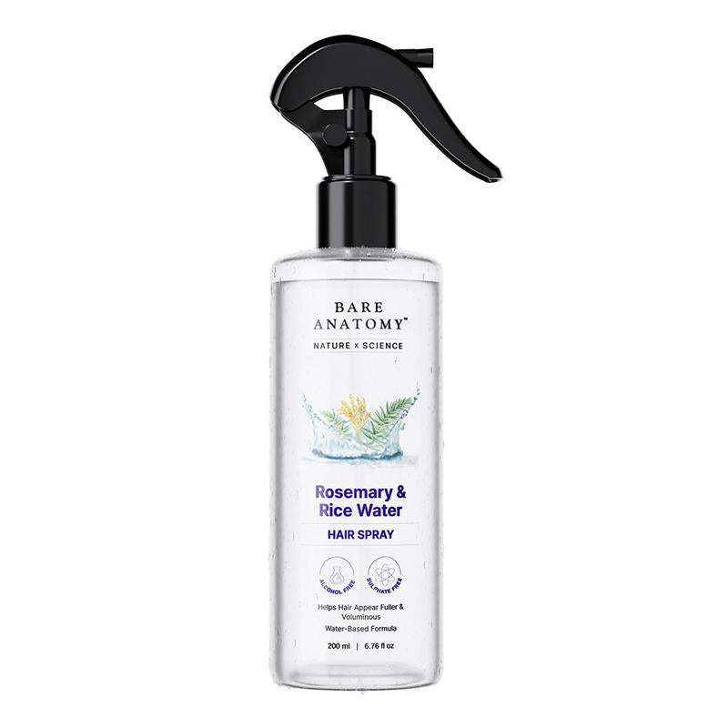 Thinning Hair? Rosemary + Rice Water Spray for Fuller, Thicker-Looking Hair