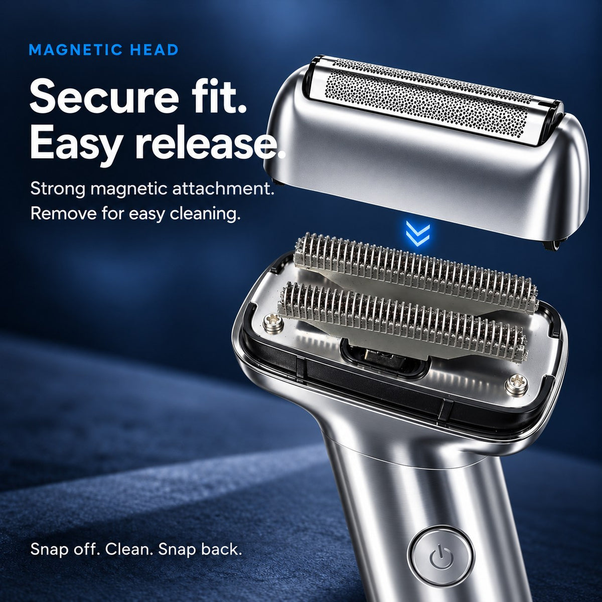Men’s Rechargeable Foil Electric Shaver – Close Shave, Cordless & Portable, Wet & Dry 🔥