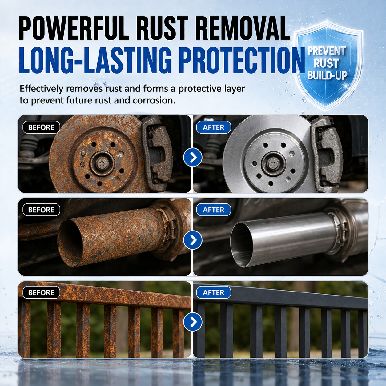 Universal Rust Remover Spray 🛡️Last Day 70% OFF🛡️