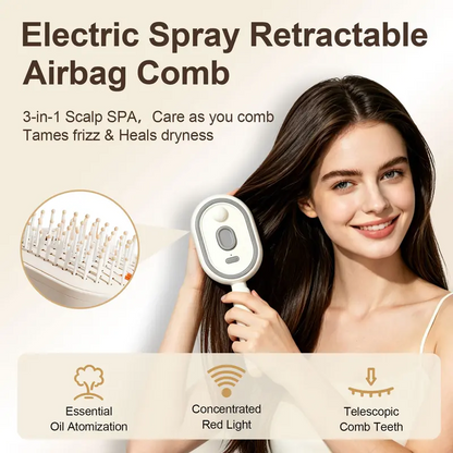 🏆Day Sale 60% OFF🔥Electric Spray Air Cushion Massage Comb