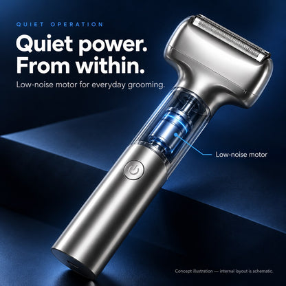 Men’s Rechargeable Foil Electric Shaver – Close Shave, Cordless & Portable, Wet & Dry 🔥