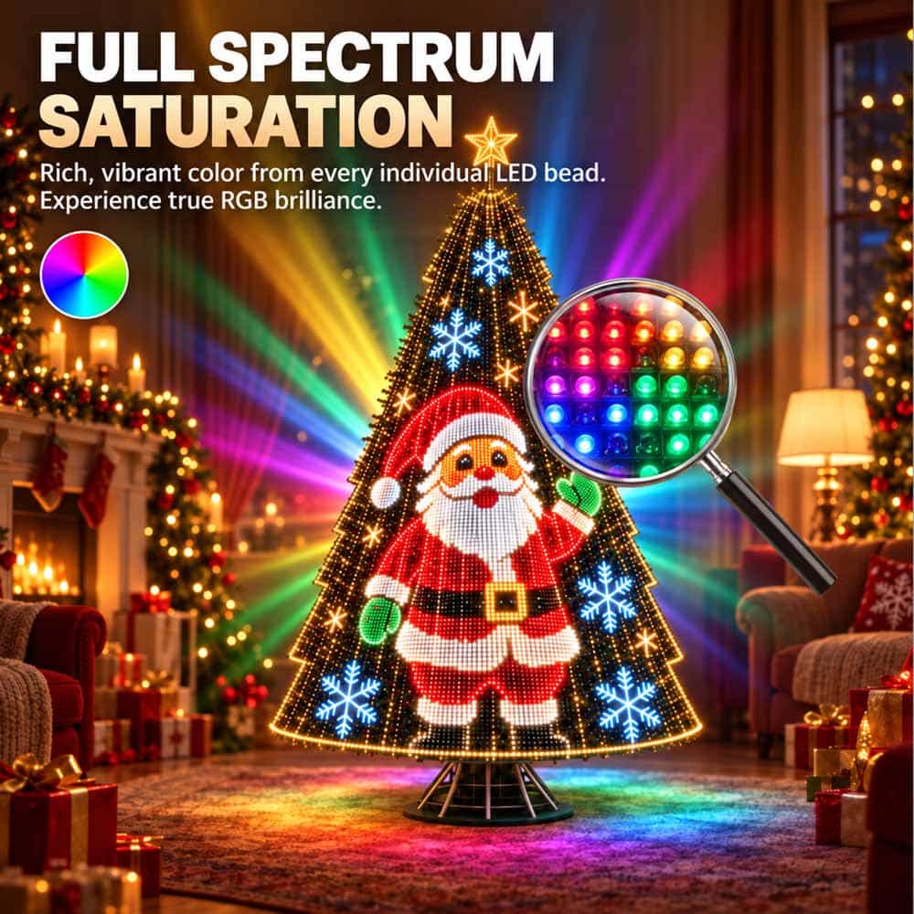 🎄Smart Animated Christmas Tree Lights — Make Your Christmas Tree Come Alive!