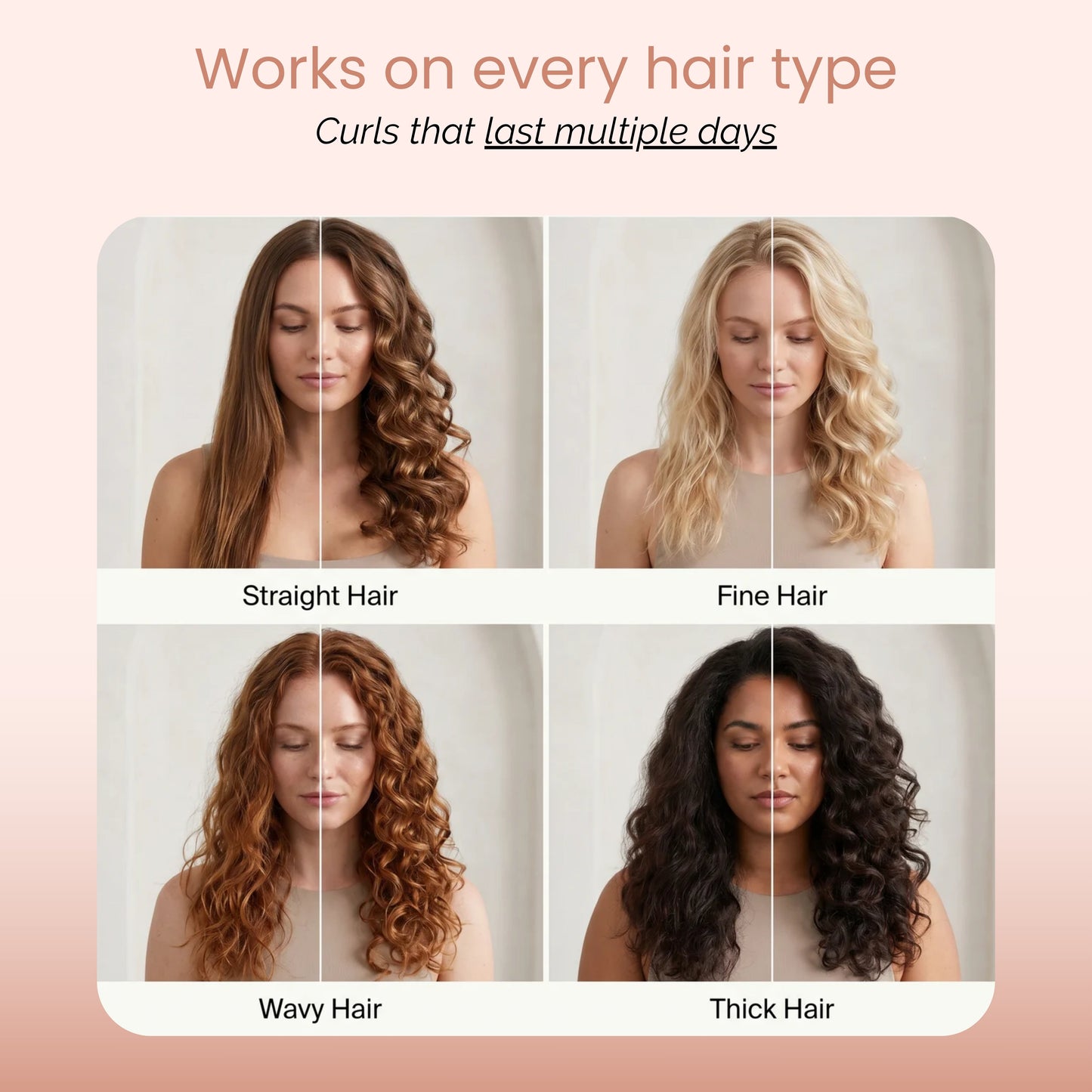 🌙 Heatless Curling Headband – Satin Overnight Hair Curler for Frizz-Free, Long-Lasting Waves Without Heat Damage