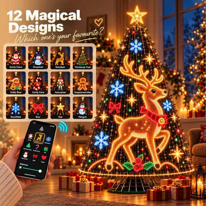 🎄Smart Animated Christmas Tree Lights — Make Your Christmas Tree Come Alive!