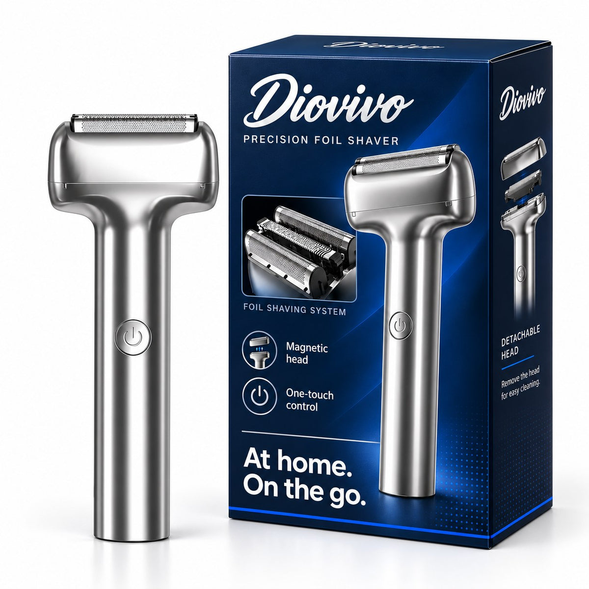 Men’s Rechargeable Foil Electric Shaver – Close Shave, Cordless & Portable, Wet & Dry 🔥