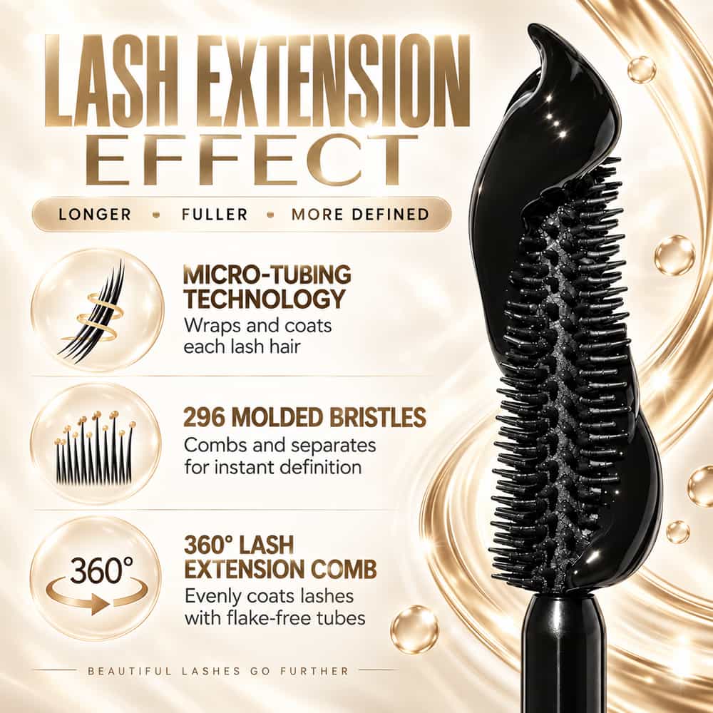 7D Sculpting Mascara – Waterproof & Long-Wear🍀 -up