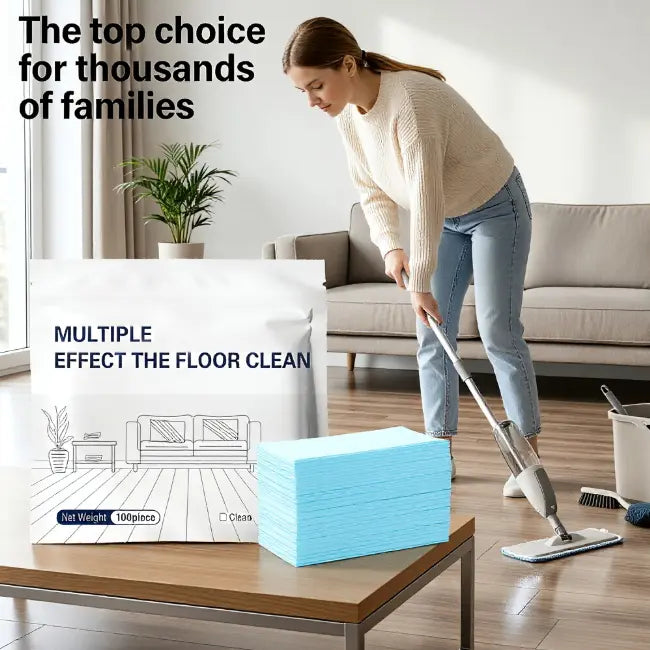 🧼🎁IEY® 100 Piece Floor Cleaning Tablets Multi-Surface Antibacterial Cleaner for Hardwood, Tile & Laminate