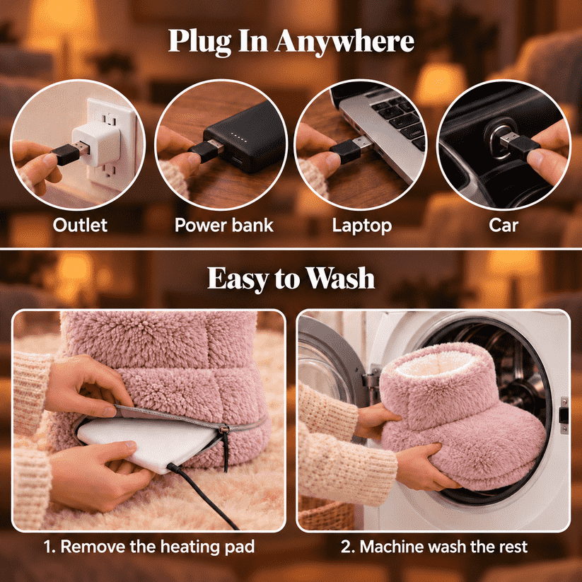 Cozy Heated Foot Warmer
