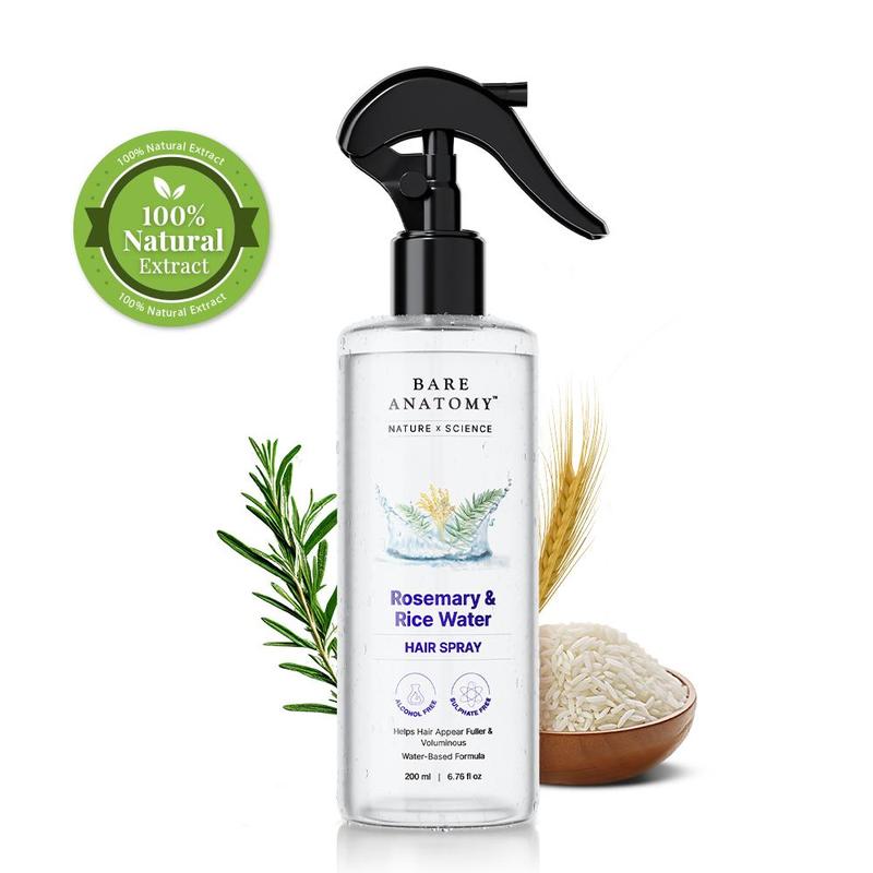Thinning Hair? Rosemary + Rice Water Spray for Fuller, Thicker-Looking Hair