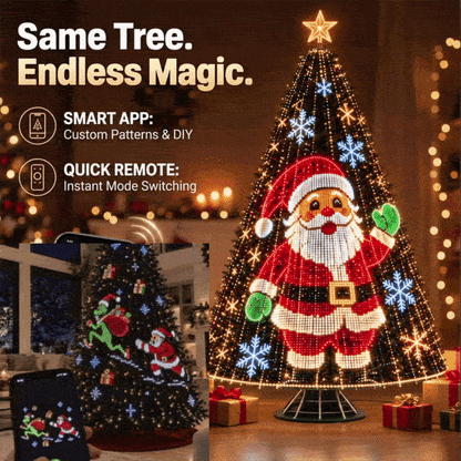 🎄Smart Animated Christmas Tree Lights — Make Your Christmas Tree Come Alive!