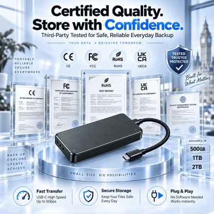 🏆 2026’s Most Popular Portable SSD — Premium Type-C Mini Storage | 500GB / 1TB / 2TB🍇