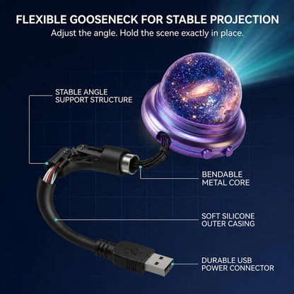🔮Night Light Projector - Smart Holographic Star Projector
